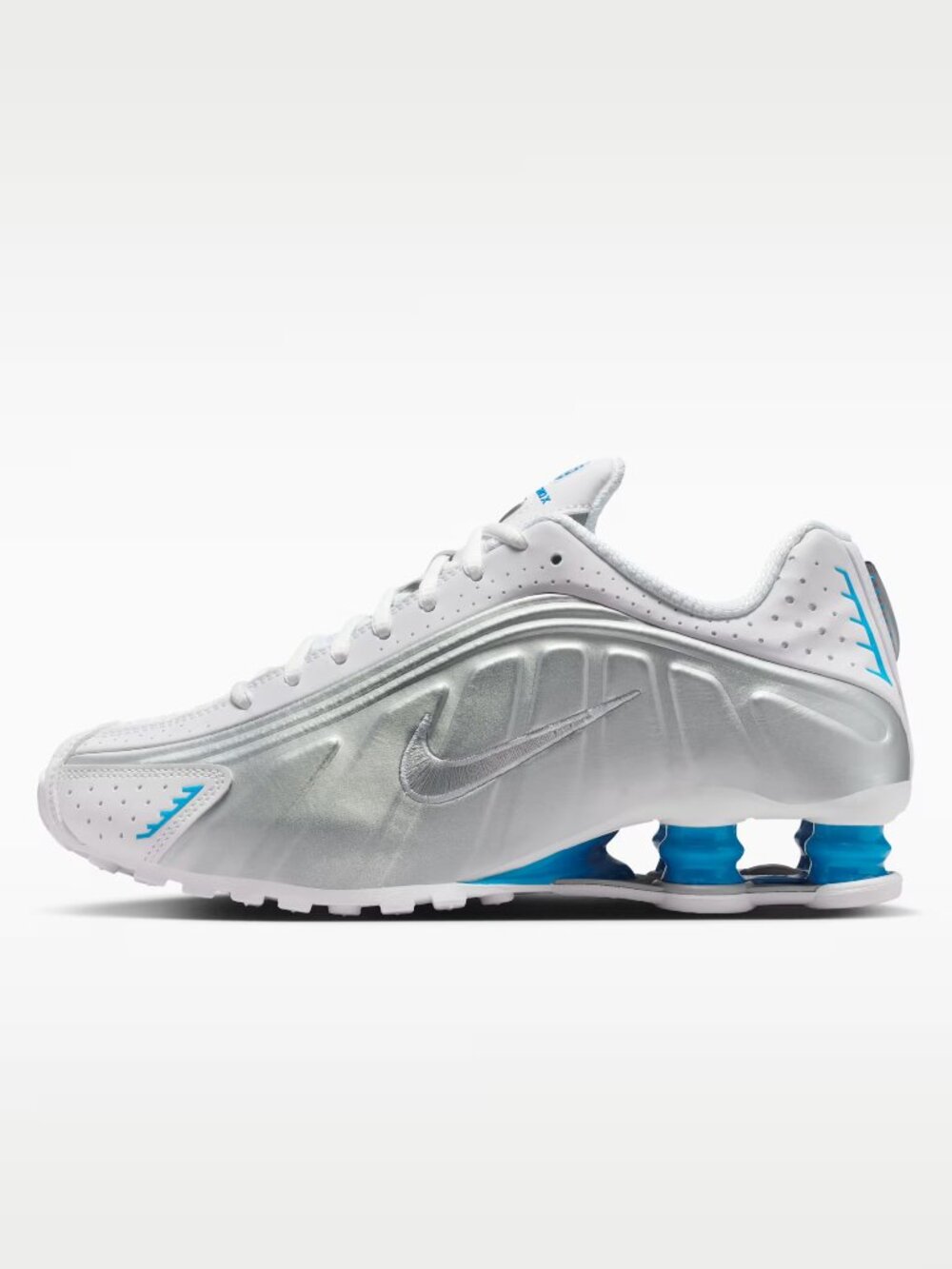 NEW! Nike Shox R4 Blue Hero Silver Shoes